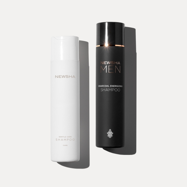 Shampoo Couple: Gentle Care meets Charcoal Energizing